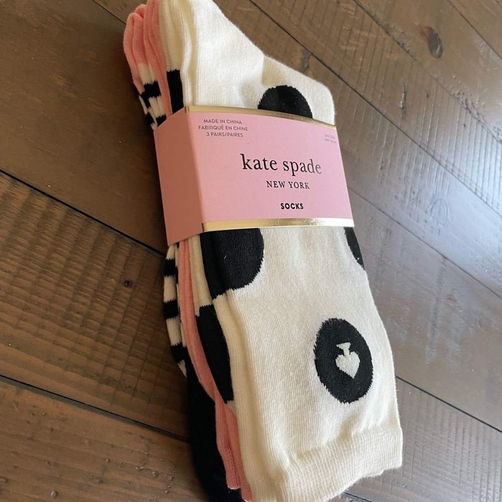Kate Spade 3-pack of socks
